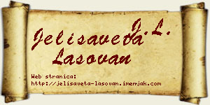 Jelisaveta Lasovan vizit kartica